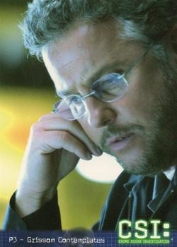 2004 Strictly Ink CSI Series 2 - Preview #P3 Grissom Contemplates Front