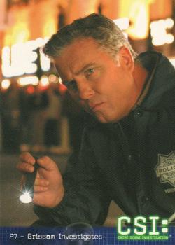 2004 Strictly Ink CSI Series 2 - Preview #P7 Grissom Investigates Front