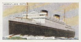 1957 Morning Foods Mornflake Oats The Cunard Line #6 R.M.S. 