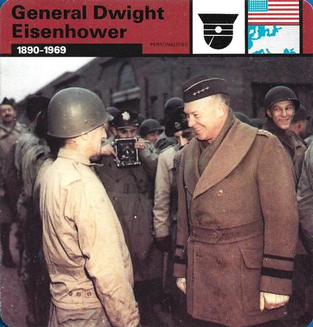 1977 Edito-Service World War II - Deck 11 #13-036-11-03 General Dwight Eisenhower Front
