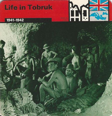 1977 Edito-Service World War II - Deck 15 #13-036-15-15 Life in Tobruk Front