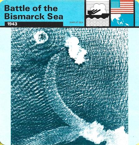 1977 Edito-Service World War II - Deck 42 #13-036-42-09 Battle of the Bismarck Sea Front
