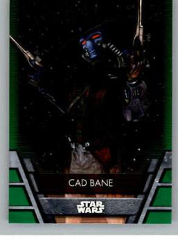 2020 Topps Star Wars Holocron Series - Green #BH-11 Cad Bane Front