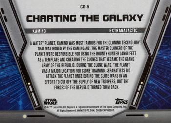 2020 Topps Star Wars Holocron Series - Charting the Galaxy #CG-5 Kamino Back