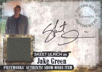 2007 Inkworks Jericho Season 1 - Pieceworks Autographs #PWA1 Skeet Ulrich Front
