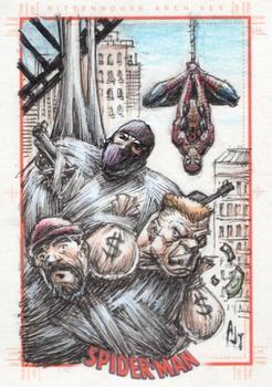 2009 Rittenhouse Spider-Man Archives - Sketches #NNO Anthony Tan Front
