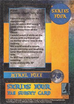 2020 RRParks Cards Series Four - Fans #79 Mykel Foxx Back