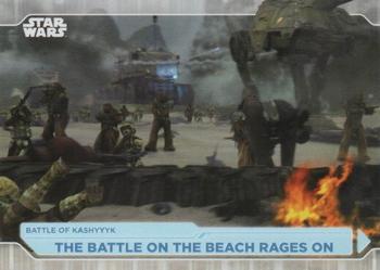 2021 Topps Star Wars: Battle Plans #44 The Battle On The Beach Rages On Front