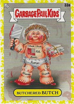 2021 Topps Garbage Pail Kids: Food Fight! - Mustard Yellow #33a Butchered Butch Front