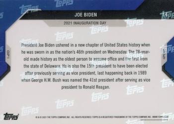 2020 Topps Now USA Election - Blue #14 Joe Biden Back