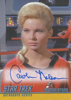 2013 Rittenhouse Star Trek The Original Series Heroes and Villains - Autographs #A251 Carolyn Nelson Front