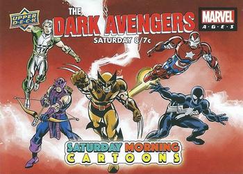 2020 Upper Deck Marvel Ages - Saturday Morning Cartoons #SMC-9 Dark Avengers Front
