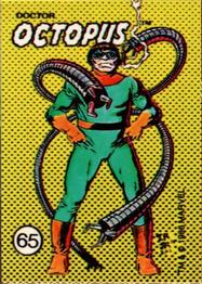 1986 Comic Images Official Marvel Universe Stickers #65 Doctor Octopus Front