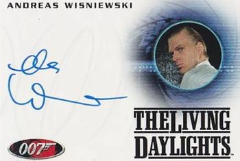 2011 Rittenhouse James Bond Mission Logs - 40th Anniversary Autographs #A193 Andreas Wisniewski Front