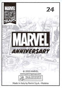 2020 Panini Marvel 80 Years Stickers #24 Tales to Astonish #1 Back