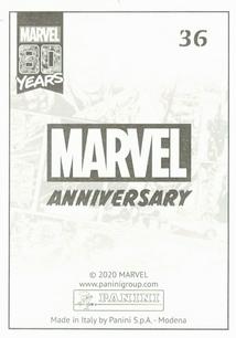 2020 Panini Marvel 80 Years Stickers #36 Googam Back