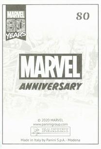 2020 Panini Marvel 80 Years Stickers #80 Bizarre Adventures #33 Back
