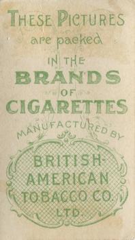 1903 British American Tobacco Actresses and Girls: Marine Girls (T440-T9) #NNO Ice-Berg Back