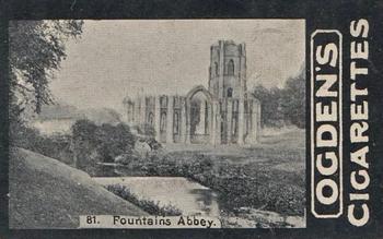 1902 Ogden's General Interest Series E #81 Fountains Abbey Front