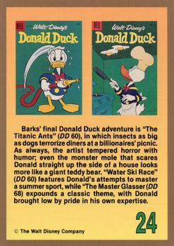 1994 Gladstone Carl Barks Donald Duck Adventures #24 Donald Duck 60, 1958 and 68, 1959 Back