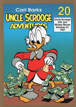 1992 Gladstone Carl Barks Uncle Scrooge Adventures #20 Uncle Scrooge #20, and Mickey Mouse Almanac #1, 1957 Front