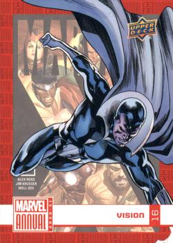 2020-21 Upper Deck Marvel Annual #16 Vision Front
