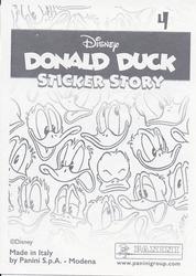 2019 Panini Disney Donald Duck Sticker Story 85 Years #4 Sticker 4 Back