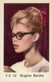1962 Dutch Gum Series CA #CA52 Brigitte Bardot Front