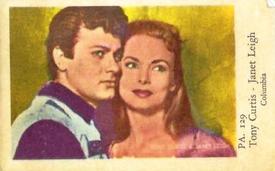 1958 Dutch Gum PA Set #PA129 Tony Curtis / Janet Leigh Front