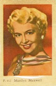 1958 Dutch Gum P Set #P112 Marilyn Maxwell Front