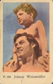 1958 Dutch Gum P Set #P180 Johnny Weissmuller Front