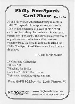 1994-21 Choice Philly Non-Sports Show #60 Al Wexler Back