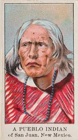 1910 John H. Dockman & Son Wild West Gum (E50) #NNO A Pueblo Indian Front