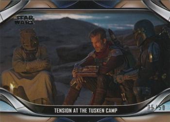 2021 Topps Star Wars: The Mandalorian Season 2 - Bronze #9 Tension at the Tusken Camp Front