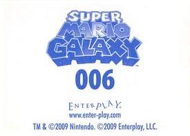 2009 Enterplay Super Mario Galaxy Stickers #006 Luigi Back