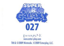 2009 Enterplay Super Mario Galaxy Stickers #027 Ray Back
