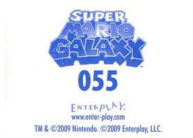 2009 Enterplay Super Mario Galaxy Stickers #055 Kamella Back
