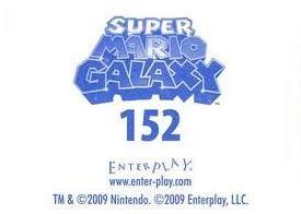 2009 Enterplay Super Mario Galaxy Stickers #152 Rosalina and the Comet Observatory Back