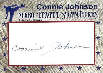 2021 Historic Autographs 1945 The End of WWII - Negro League Autographs #NNO Connie Johnson Front