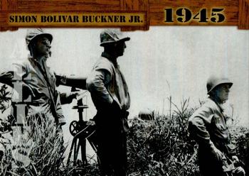 2021 Historic Autographs 1945 The End of WWII - Radiant Allies #63 Simon Bolivar Buckner Jr. Front