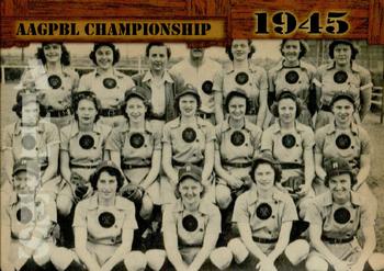 2021 Historic Autographs 1945 The End of WWII - Radiant Allies #81 AAGPBL Championship Front