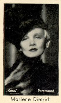 1930-39 Bensdorp Series A #30 Marlene Dietrich Front