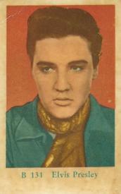 1959 Dutch Gum B (Blue Text) #B131 Elvis Presley Front