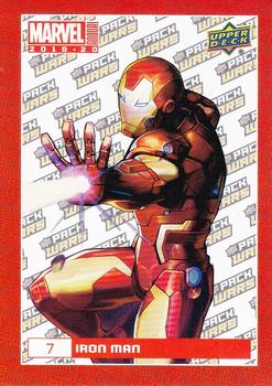 2019-20 Upper Deck Marvel Annual - Pack Wars #7 Iron Man Front