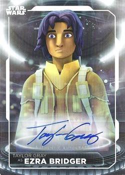 2021 Topps Star Wars: Battle Plans - Autographs #A-TG Taylor Gray Front