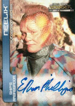 1999 SkyBox Star Trek Voyager: Closer to Home - Autographs #A6 Ethan Phillips Front