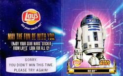2005 Lays Star Wars Episode III Stickers #NNO R2-D2 Front