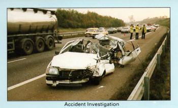 1990 South Wales Constabulary Cop-A-Cards #5 Accident Investigation Front