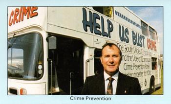 1990 South Wales Constabulary Cop-A-Cards #7 Crime Prevention Front