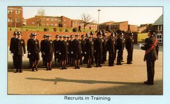 1990 South Wales Constabulary Cop-A-Cards #8 Recruits in Training Front
